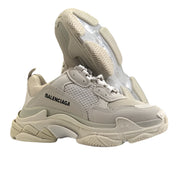 Balenciaga Triple S Beige Faux Leather