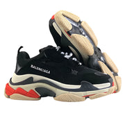 Balenciaga Triple S Black White Red