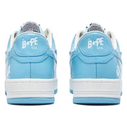 A Bathing Ape Bape Sta Patent Leather Blue White
