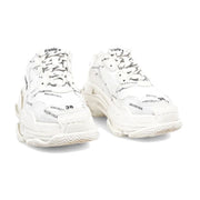 Balenciaga Triple S All Over Logo White
