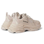 Balenciaga Triple S Beige Faux Leather