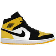 Jordan 1 Mid Yellow Toe Black