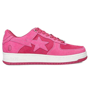 A Bathing Ape Bape Sta Pink Suede