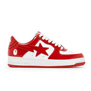 A Bathing Ape Bape Sta Patent Leather White Red