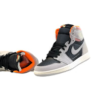 Jordan 1 Retro High Neutral Grey Hyper Crimson