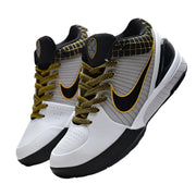 Nike Kobe 4 Protro White Black Del Sol