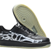 Nike Air Force 1 Low Black Skeleton Halloween