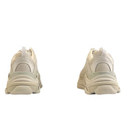 Balenciaga Triple S Beige Faux Leather