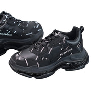 Balenciaga Triple S All Over Logo Black