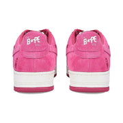 A Bathing Ape Bape Sta Pink Suede