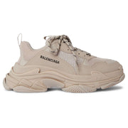 Balenciaga Triple S Beige Faux Leather