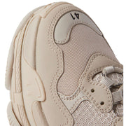 Balenciaga Triple S Beige Faux Leather