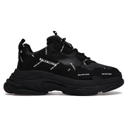 Balenciaga Triple S All Over Logo Black