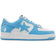 A Bathing Ape Bape Sta Patent Leather Blue White