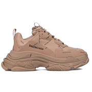 Balenciaga All Over Logo Triple S Beige